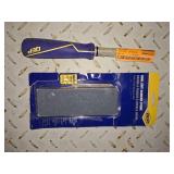 Tile sanding stone and diamond file