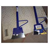 2- 7" floor scrapers