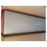 Solid red 31" x 25ft runner rug