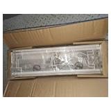 Rolling white wite storage cart