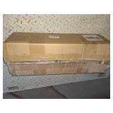 Rolling white wite storage cart