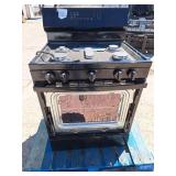 Gas stove broke glass