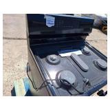 Gas stove broke glass