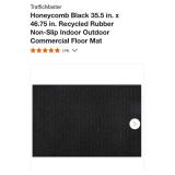 35x46 heavy duty rubber door mat