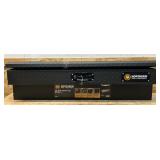 *Northern Tool + Equipment Side-Mount Truck Toolbox, 48in. x 11.5in. x 11in., Aluminum, Textured Matte Black, Pull Handle Latch #48632 Msrp $369.99 see description