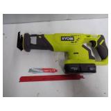 18v Ryobi Saw‑zall Works No Charger