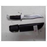 Buck Knife + Sheath 119‑1 – Looks New