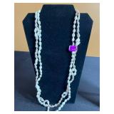 Floating Coral & Turquoise Beaded Necklace, Shells, Red Coral Pendant & More!