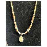 Floating Coral & Turquoise Beaded Necklace, Shells, Red Coral Pendant & More!