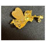 Faux Pearl Necklace, Gold-Tone Jewelry, Red Coral Necklace & Ornate Dresser Mirror Tray