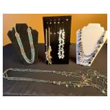 Necklace Collection - Multi-Strand Turquoise Beads with Filigree Pendants & Inc Coldwater Creek