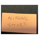 Matching Gold-Tone Coral Floral Bracelet (missing stone) & Earrings AND Matching Necklace & Bracelet w Large Iridescent Crystals & More!