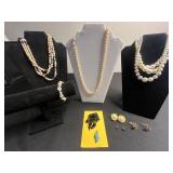 Vintage Freshwater Pearl Jewelry Collection - Necklaces, Bracelet, Earrings & Pendants (pearls not authenticated)