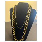 Fashion Jewelry Bundle: Gold-Tone & Silver Chain Necklaces, Beaded Bracelets & Italy Pendant