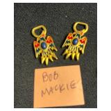 Vintage Bob Mackie Earring w No Wires, Beaded Necklaces, Earrings & Pendants (Inc Roman)