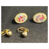 Vintage Bob Mackie Earring w No Wires, Beaded Necklaces, Earrings & Pendants (Inc Roman)