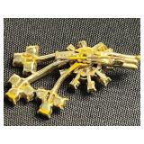 Vintage Bob Mackie Earring w No Wires, Beaded Necklaces, Earrings & Pendants (Inc Roman)