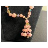 Art in the Alley Pin Set, Pink Bead Jewelry, Necklaces, Earrings, Bracelets & Charms