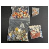 Vintage Costume Jewelry Assortment - Earrings, Brooches, Pins & Cameos Odds & Ends for Jewelry Making