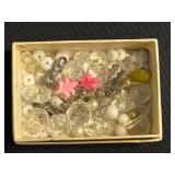 Vintage Costume Jewelry Assortment - Cameos, Brooches, Beads & Earrings Odds & Ends for Jewelry Making