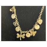 Monogram Pendant Necklace on Chain, RMN Necklace, Black Coral Earrings w No Wires, Alice Caviness Earrings & More VTG Earrings!