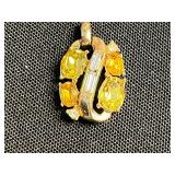 Monogram Pendant Necklace on Chain, RMN Necklace, Black Coral Earrings w No Wires, Alice Caviness Earrings & More VTG Earrings!