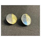 Monogram Pendant Necklace on Chain, RMN Necklace, Black Coral Earrings w No Wires, Alice Caviness Earrings & More VTG Earrings!