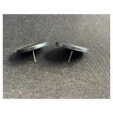 Monogram Pendant Necklace on Chain, RMN Necklace, Black Coral Earrings w No Wires, Alice Caviness Earrings & More VTG Earrings!