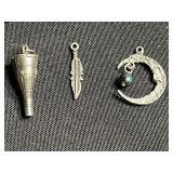 Coin-Link Bracelet, Anchor & Wheel Charms, Sterling Abalone Triangle Single Earring & More!