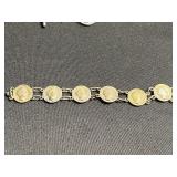 Coin-Link Bracelet, Anchor & Wheel Charms, Sterling Abalone Triangle Single Earring & More!