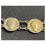 Coin-Link Bracelet, Anchor & Wheel Charms, Sterling Abalone Triangle Single Earring & More!