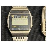 Timex Diver-Style Wristwatch & TI Digital Watch & Vintage Analog Watches & Bands (Assorted)
