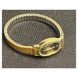 Illinois Pocket Watch on Chain & Timex Gold-Tone Wristwatch (Lot of 2) - untested