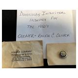 Dunwoody Industrial Industry Pin - 1950s Rollin C. Oliver