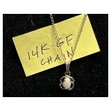 Turquoise Drop Pendant Necklace Set, Opal Like Pendant on 14K GF Chain; Plus Turquoise Turtle Earrings