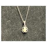 Turquoise Drop Pendant Necklace Set, Opal Like Pendant on 14K GF Chain; Plus Turquoise Turtle Earrings