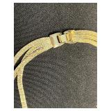 Metal Chain Necklace Lot - 3 Necklaces (one RMN) & Beaded Bracelet (Lot of 4)