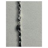 Metal Chain Necklace Lot - 3 Necklaces (one RMN) & Beaded Bracelet (Lot of 4)