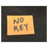 Vintage Black Jewelry Box - Star Pattern Top, Red Velvet Interior & Mirror