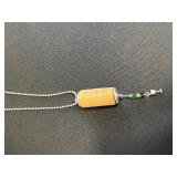 Bird Nests Pendants & Cork Key Chains Jewelry Set - Wire-Wrapped Nest Pendants in Display Case