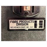 Fibre Products Division IKELHEIMER-ERNST Case with Mirror & Necklace Display