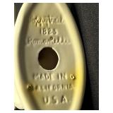 Nude Female Figure on Stylized Tree Sculpture - Made in Italy Ivory Finish