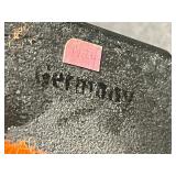 Bronze-Tone Female Dancer Sculpture on Octagonal Black Base - broken fingers