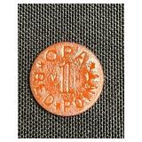 Plastic Assorted 5¢ Good-for-Trade Tokens for Crafting