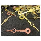 Assorted Clock Hands - Ornate Vintage Metal Pieces in Mixed Finishes for Jewelry Making