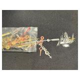 Assorted Clock Hands - Ornate Vintage Metal Pieces in Mixed Finishes for Jewelry Making