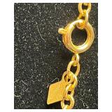 Sarah Coventry Gold-Tone Tassel Necklace, Black Bead Necklace, Green Bead Necklace, Pink Orchid Pendant, KIM Crescent Pin