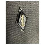 Sarah Coventry Gold-Tone Tassel Necklace, Black Bead Necklace, Green Bead Necklace, Pink Orchid Pendant, KIM Crescent Pin