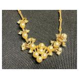 Trendy Lot of 5 Necklaces Inc Express & Faux Pearls