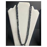 Sarah Coventry Gold-Tone Tassel Necklace, Black Bead Necklaces, Yellow Rose Cruver Chicago Brooch, Crystal Flower Earrings